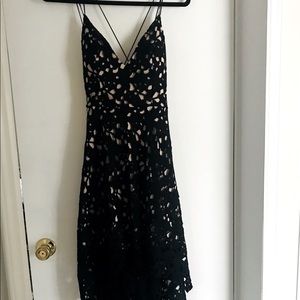 Beautiful Windsor black and nude lace dress